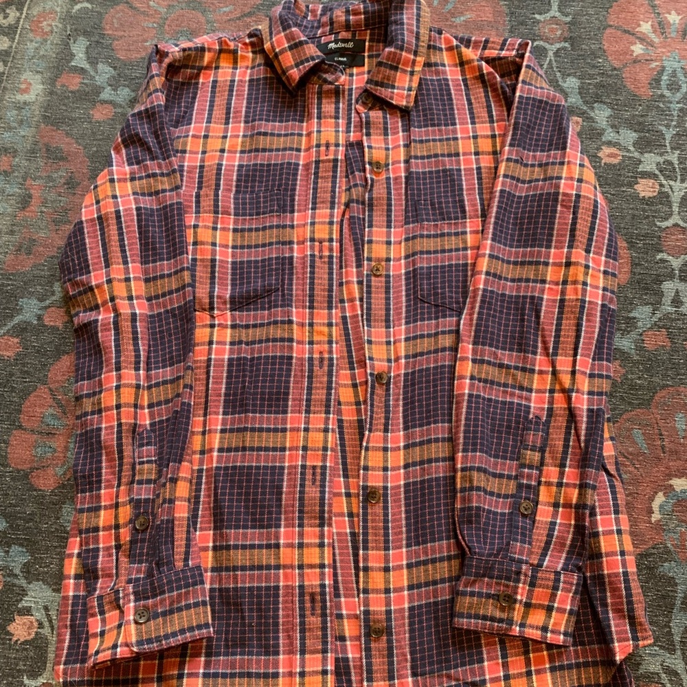 Madewell Flannel Button down Shirt